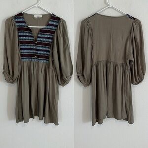 Umgee Boho Puff Sleeve Top